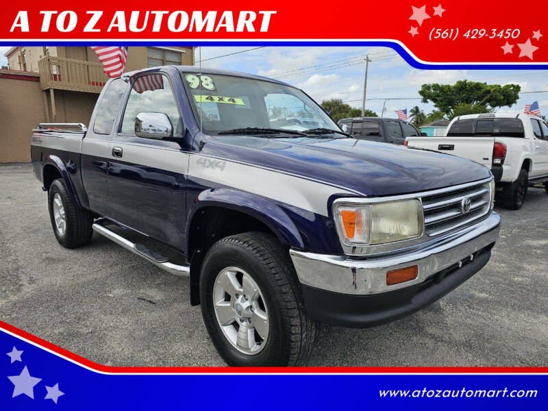 1998 Toyota T100 for sale at A TO Z  AUTOMART - A TO Z AUTOMART in West Palm Beach FL