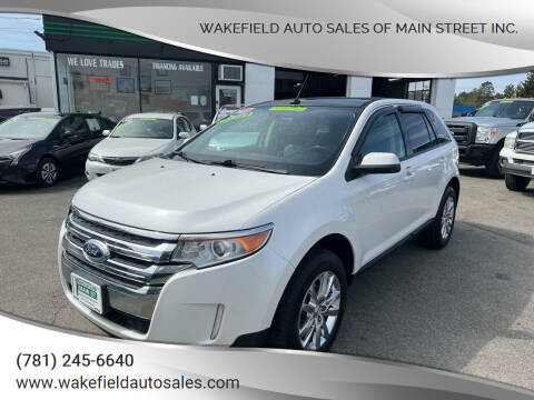 2013 Ford Edge for sale at Wakefield Auto Sales of Main Street Inc. in Wakefield MA