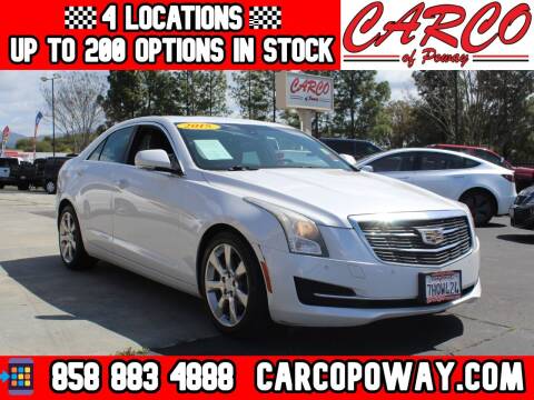 2015 Cadillac ATS for sale at CARCO SALES & FINANCE - CARCO OF POWAY in Poway CA