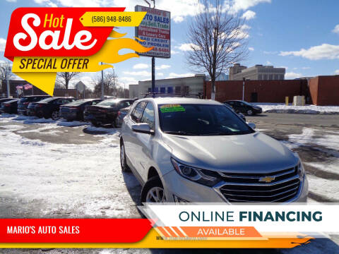 2019 Chevrolet Equinox for sale at MARIO'S AUTO SALES in Mount Clemens MI