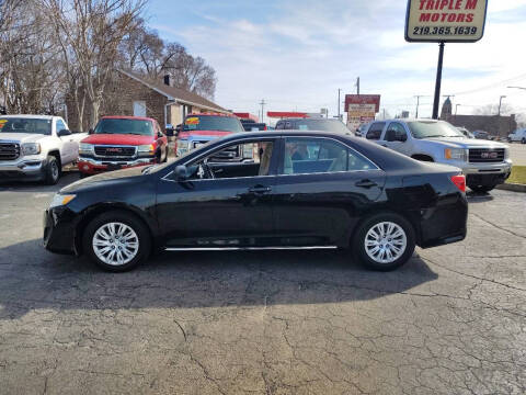 2012 Toyota Camry for sale at Triple M Motors in Saint John IN
