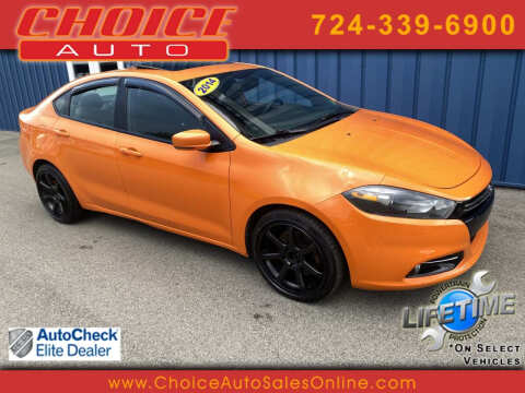 2014 Dodge Dart for sale at CHOICE AUTO SALES in Murrysville PA
