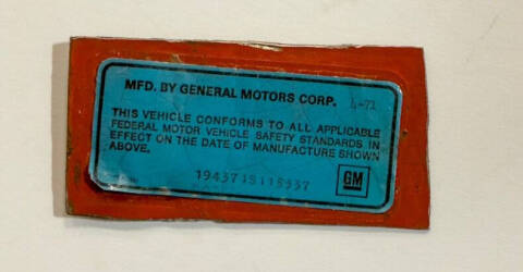 1971 Chevrolet Corvette