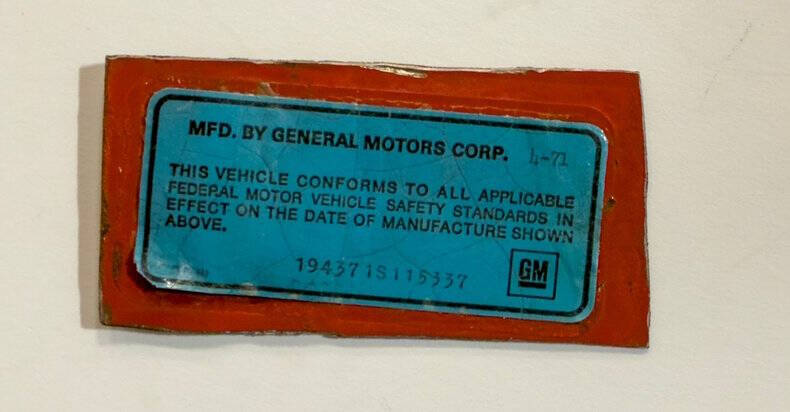 1971 Chevrolet Corvette