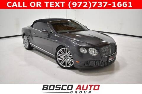 2014 Bentley Continental for sale at Bosco Auto Group in Flower Mound TX