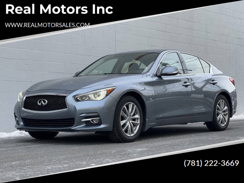 2015 Infiniti Q50 for sale at Real Motors Inc in Arlington MA
