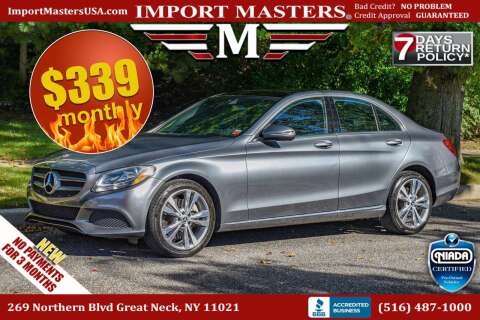 2018 Mercedes-Benz C-Class for sale at Import Masters in Great Neck NY