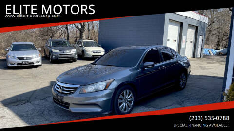 2012 Honda Accord for sale at ELITE MOTORS in West Haven CT