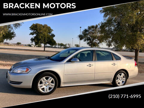 2012 Chevrolet Impala for sale at BRACKEN MOTORS in San Antonio TX