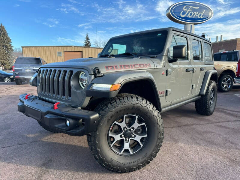 Used 2019 Jeep Wrangler Unlimited Rubicon with VIN 1C4HJXFN3KW504389 for sale in Windom, Minnesota