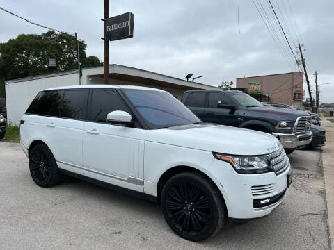 2016 Land Rover Range Rover for sale at Texas Luxury Auto in Houston TX