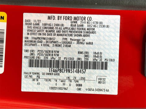 2022 Ford Mustang GT Premium