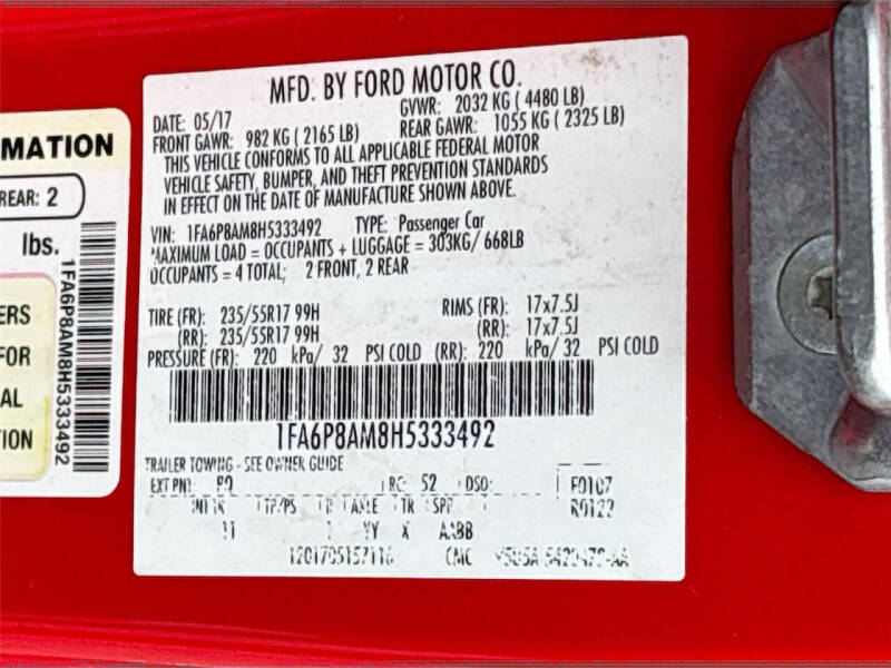 2017 Ford Mustang V6