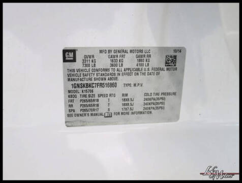 2015 Chevrolet Tahoe LT