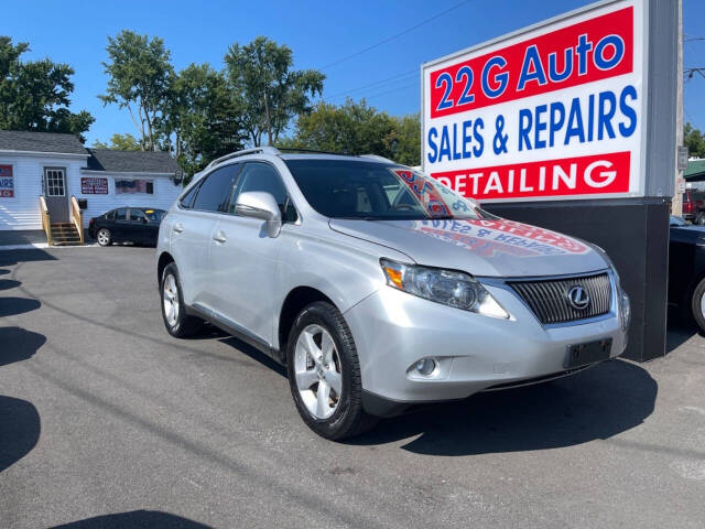 2010 Lexus RX 350 for sale at 22 G Auto Sales in Schenectady, NY