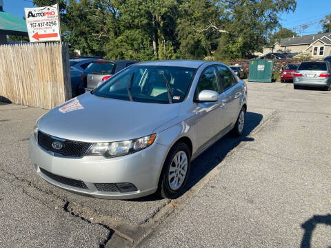 2010 Kia Forte for sale at AutoPro Virginia LLC in Virginia Beach VA