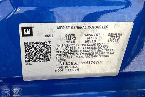 2017 Chevrolet Sonic LT Auto