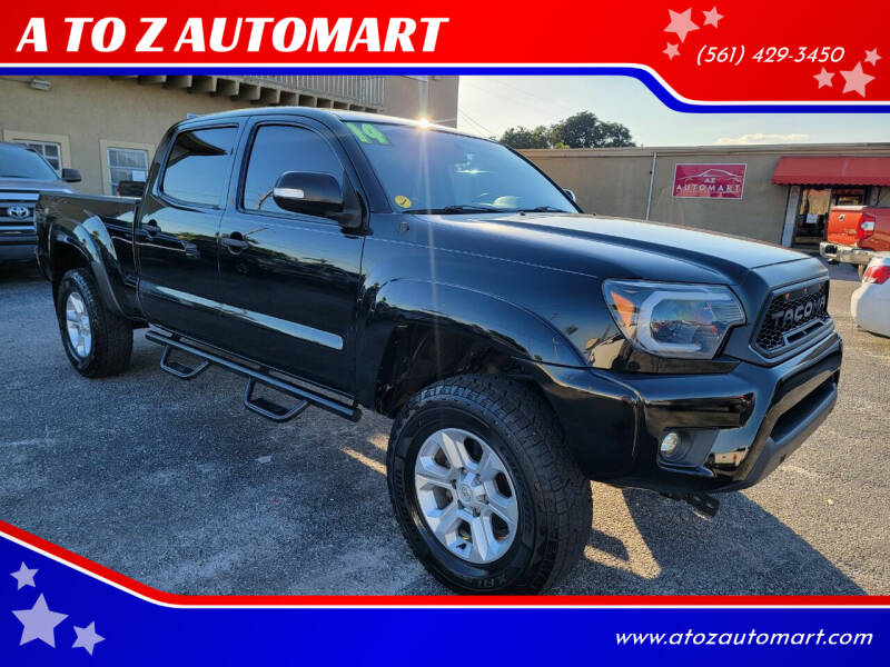 2014 Toyota Tacoma for sale at A TO Z  AUTOMART in West Palm Beach FL