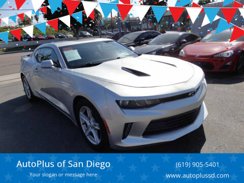 2016 Chevrolet Camaro for sale at AutoPlus of San Diego in Spring Valley CA