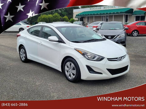 2016 Hyundai Elantra for sale at Windham Motors in Florence SC