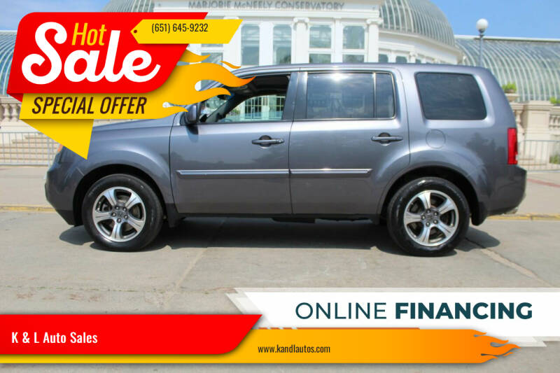 2015 Honda Pilot for sale at K & L Auto Sales in Saint Paul MN