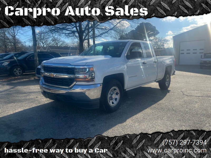 2018 Chevrolet Silverado 1500 for sale at Carpro Auto Sales in Chesapeake VA