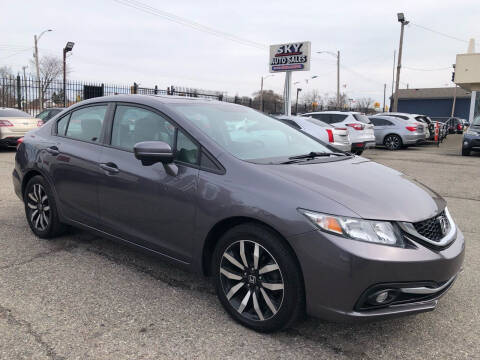 2015 Honda Civic for sale at SKY AUTO SALES in Detroit MI