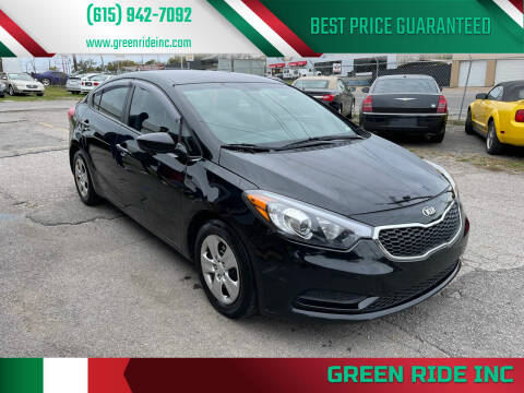 2016 Kia Forte for sale at Green Ride Inc in Nashville TN