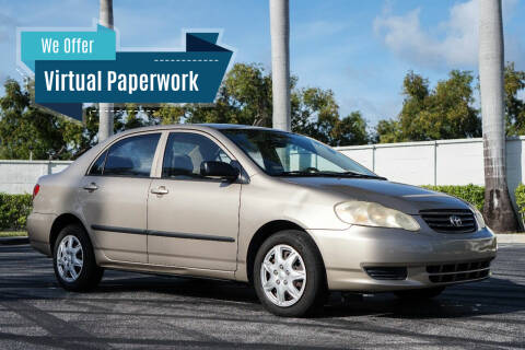 2004 Toyota Corolla for sale at Motorsport Dynamics International in Pompano Beach FL