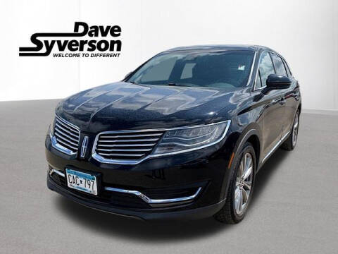 2016 Lincoln MKX for sale at Dave Syverson Auto Center in Albert Lea MN
