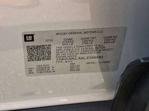 2020 GMC Acadia SLE