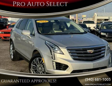 2018 Cadillac XT5 for sale at Pro Auto Select in Fredericksburg VA