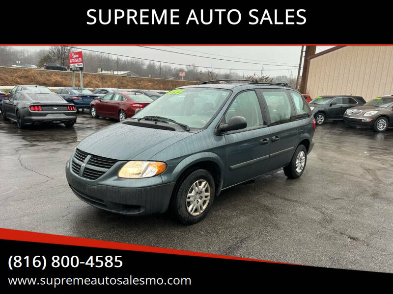 2006 Dodge Caravan for sale at SUPREME AUTO SALES in Grandview MO