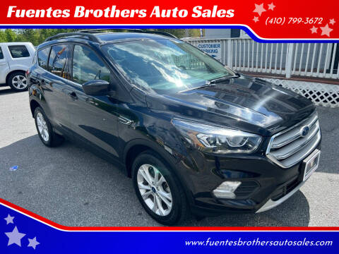 2019 Ford Escape for sale at Fuentes Brothers Auto Sales in Jessup MD
