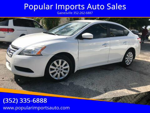 2013 Nissan Sentra for sale at Popular Imports Auto Sales in Gainesville FL