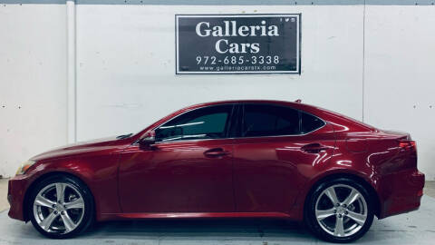 2012 Lexus IS 250 for sale at Galleria Cars in Dallas TX