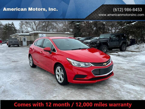 2017 Chevrolet Cruze for sale at American Motors, Inc. in Farmington MN