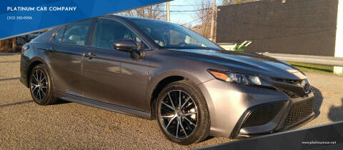 2021 Toyota Camry for sale at PLATINUM CAR COMPANY in Detroit MI