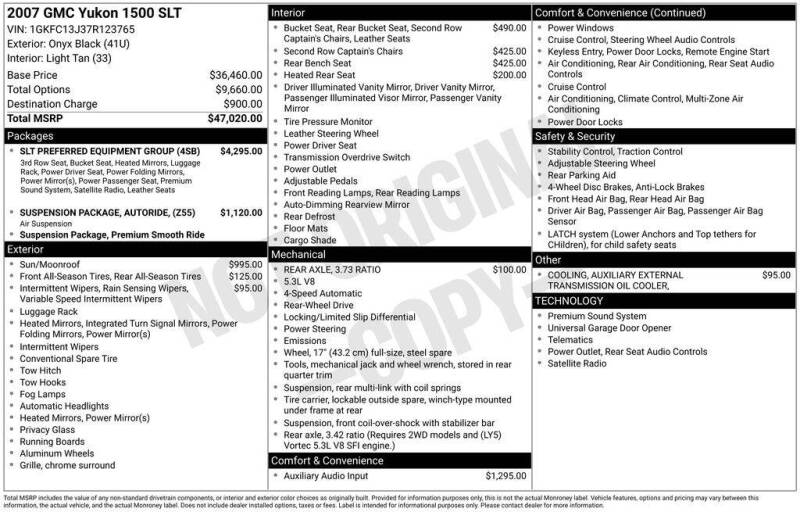 2007 GMC Yukon