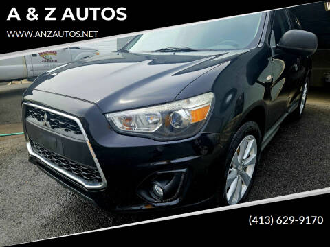 2015 Mitsubishi Outlander Sport for sale at A & Z AUTOS in Westfield MA