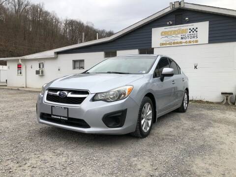 2014 Subaru Impreza for sale at Creekside PreOwned Motors LLC in Morgantown WV