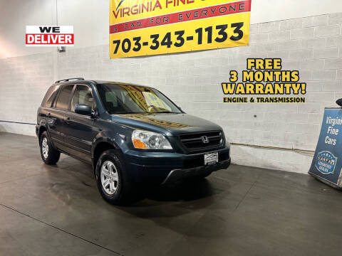 2005 Honda Pilot for sale at Virginia Fine Cars in Chantilly VA