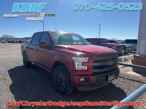 2015 Ford F-150 for sale at Tony Peckham @ Korf Motors in Sterling CO