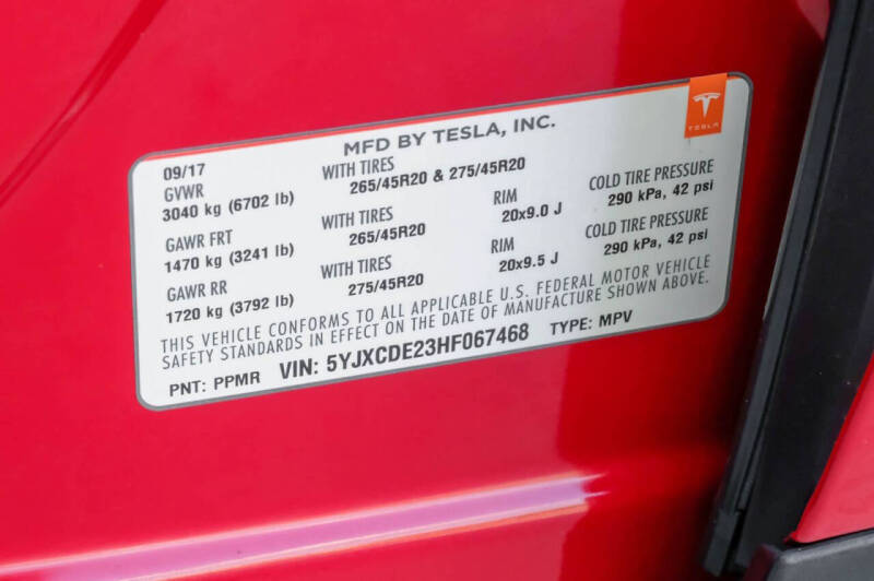 2017 Tesla Model X 75D