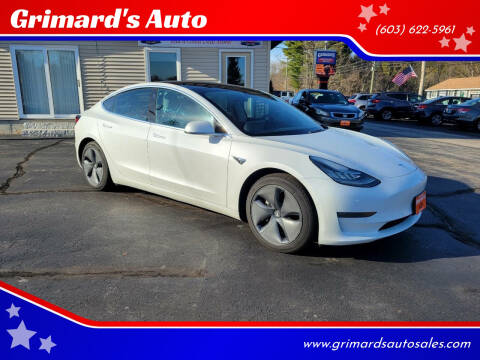 2020 Tesla Model 3 for sale at Grimard's Auto in Hooksett NH