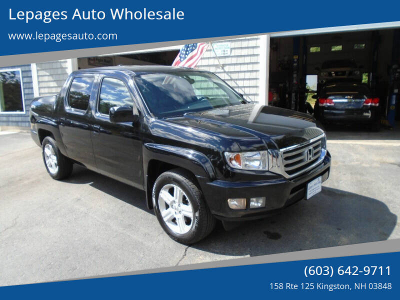 2014 Honda Ridgeline for sale at Lepages Auto Wholesale in Kingston NH