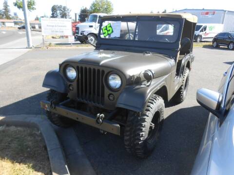 1955 Jeep Willys for sale at Sutherlands Auto Center in Rohnert Park CA