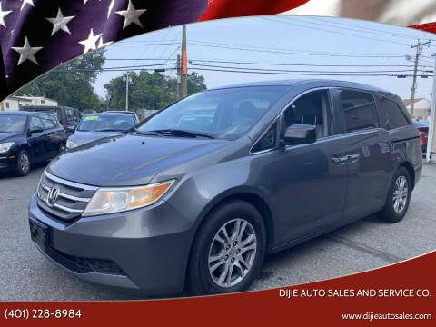 2011 Honda Odyssey for sale at Dijie Auto Sales and Service Co. in Johnston RI
