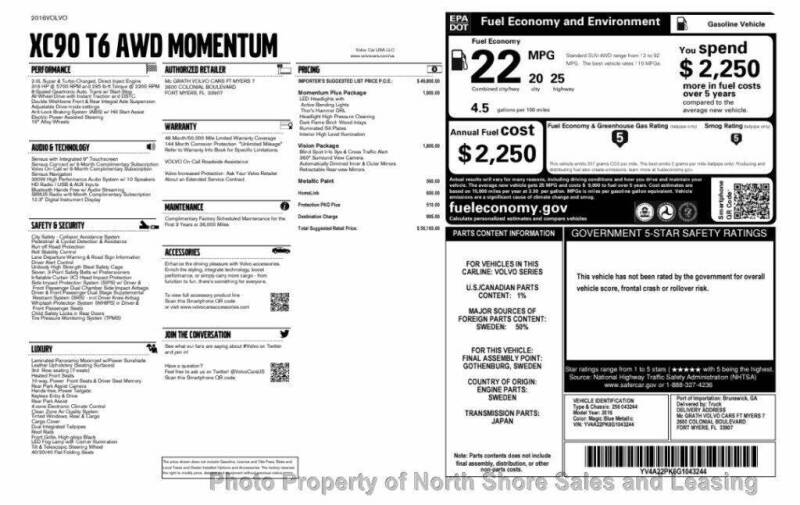 2016 Volvo XC90 T6 Momentum