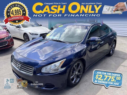2014 Nissan Maxima for sale at JM Automotive in Hollywood FL